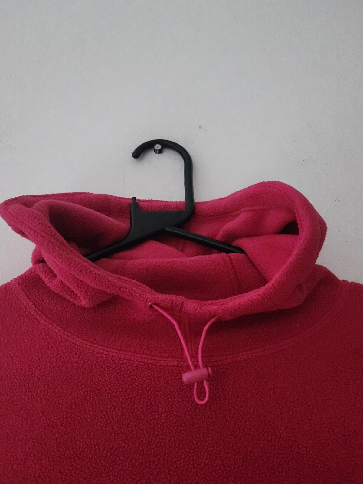 FW21 Supreme Polartec Hooded Sweatshirt Size S Small Pink Fleece Magenta Hoodie