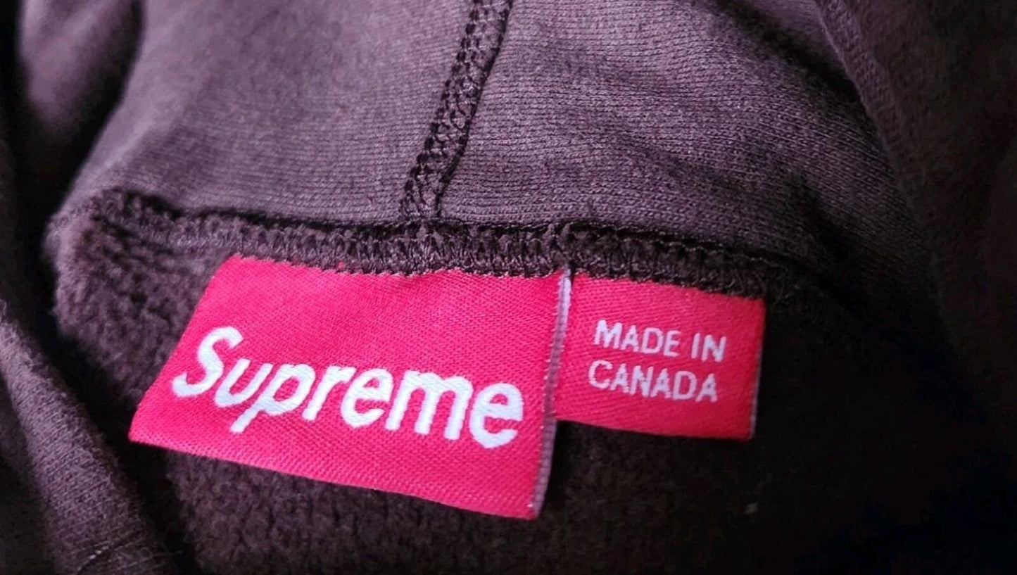 SS11 Supreme Thrasher Hooded Sweatshirt size M medium brown hoodie vintage 2011