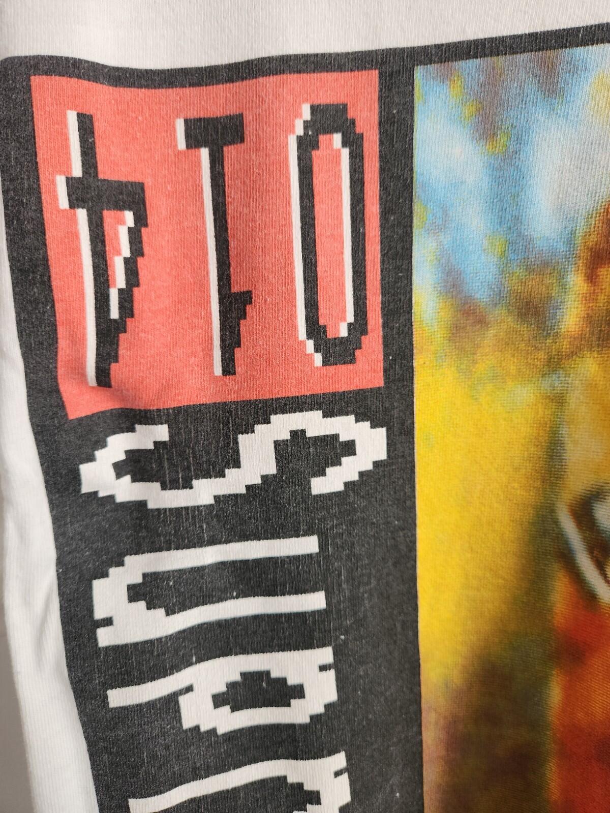 SS14 Supreme Industrial Tee Size L White Vintage T-shirt 014