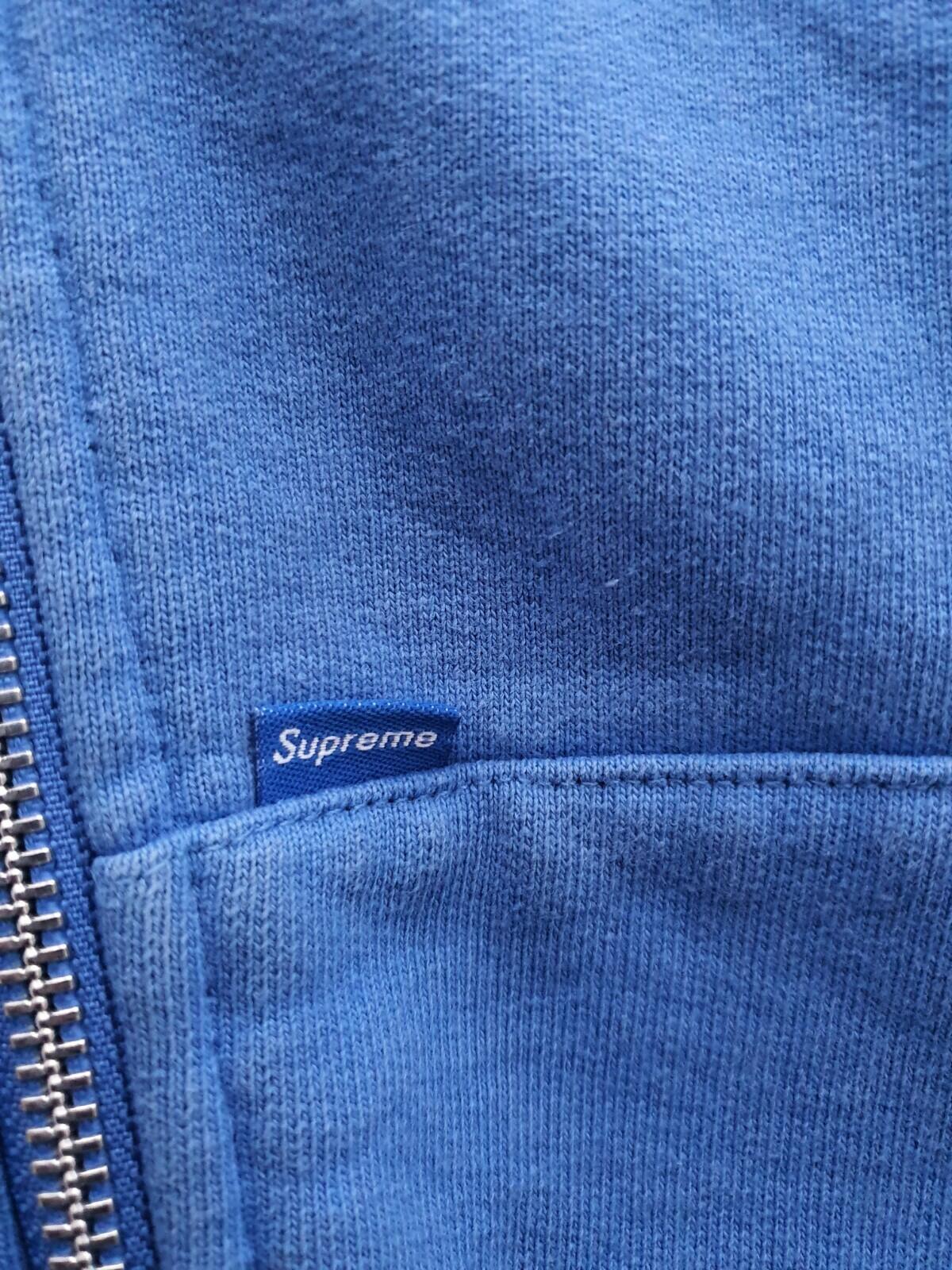 SS09 Supreme Neighborhood Zip Up Hooded Sweatshirt Blue Size XL 4
