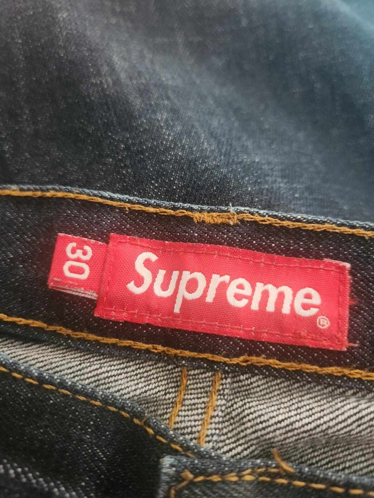 Supreme Denim Slim Jeans Blue Size 30 W30 L27 ALTERED