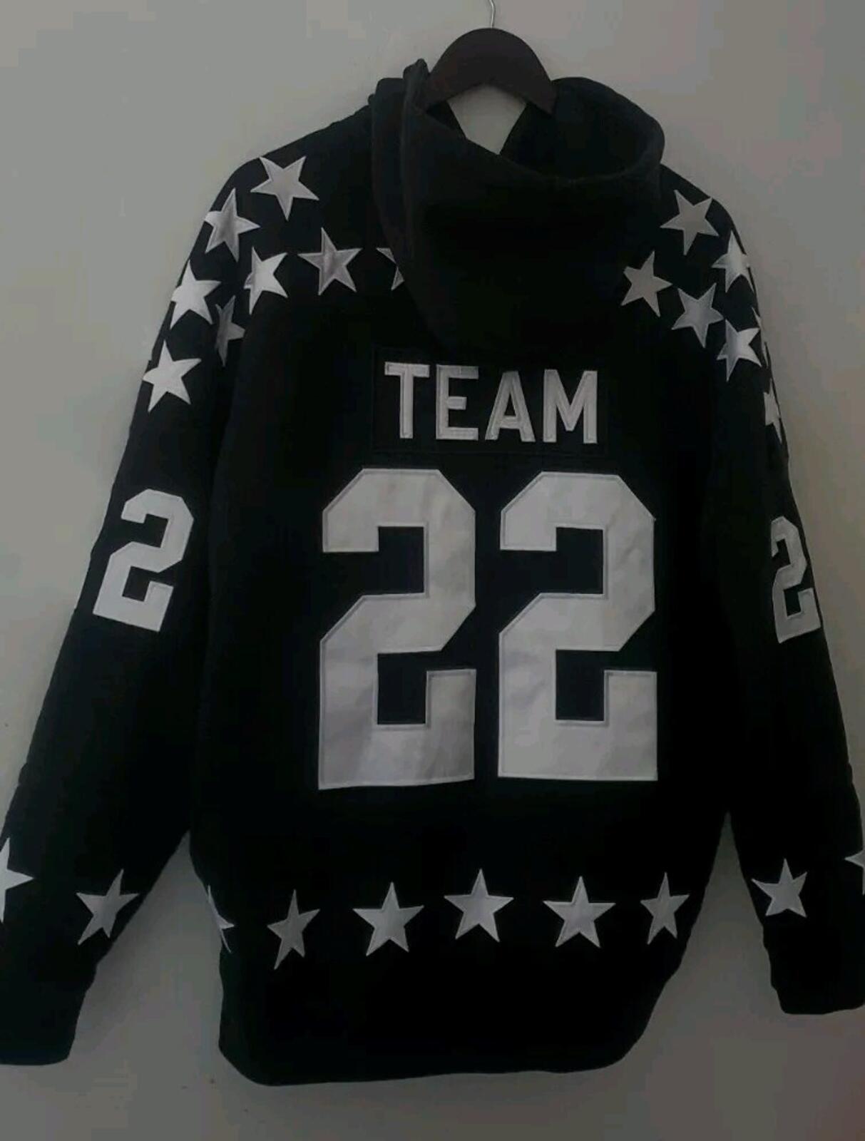 FW22 Supreme Hockey Hooded Sweatshirt Schwarz Größe M