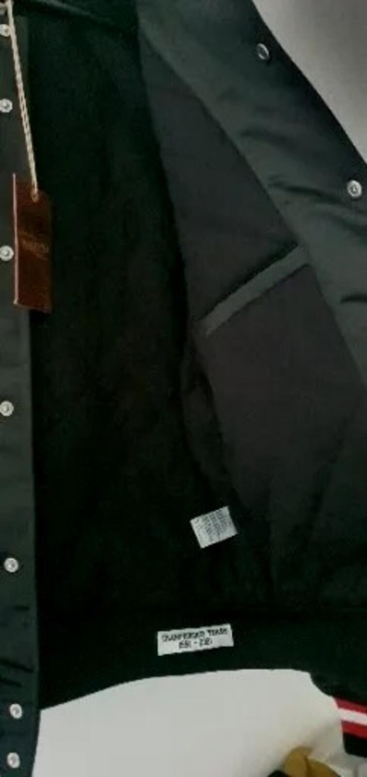 SS21 Supreme Mitchell & Ness varsity Satin jacket Black Size L large