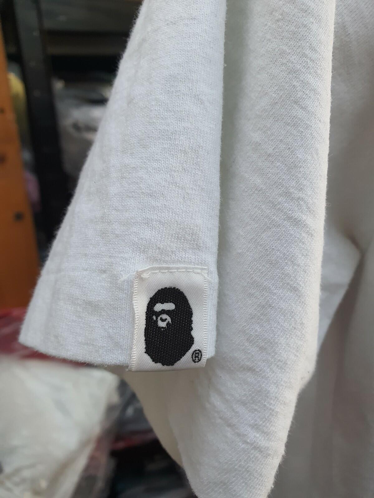 A BATHING APE x UNDEFEATED white tee size M medium T-shirt BAPE small S Rare
