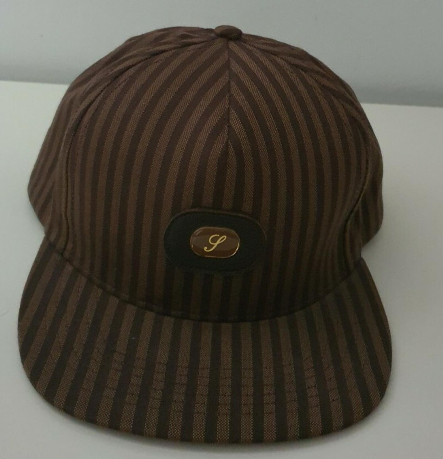 SS13 Supreme Enamel S brown 5-panel Hat