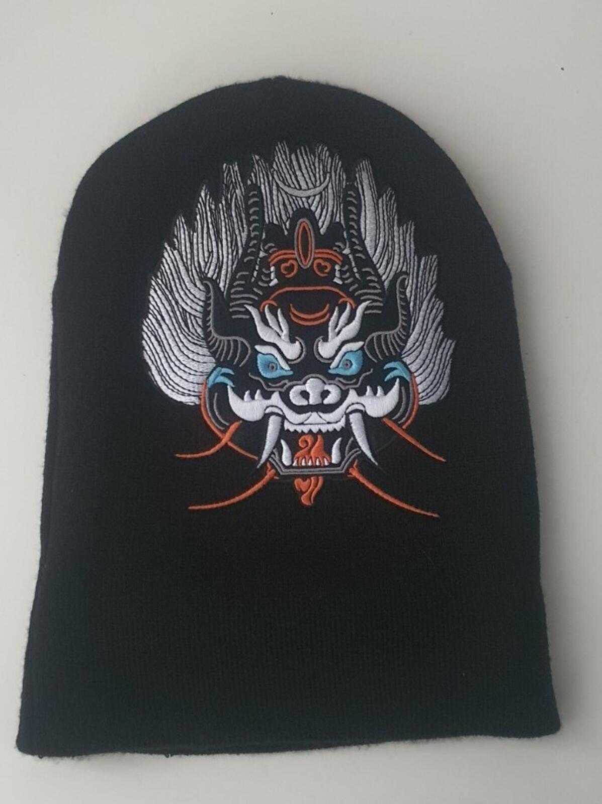 Gorro Supreme Demon FW21 negro bordado