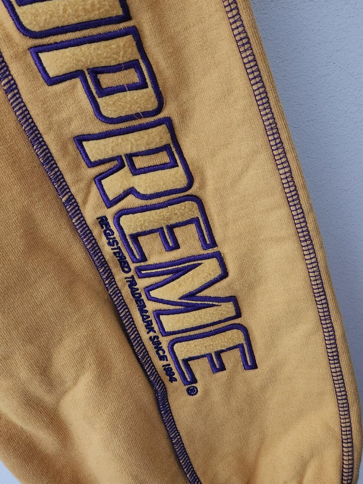 SS22 Supreme coverstitch sweatpant M Medium Dusty Gold Purple Pant Pants New