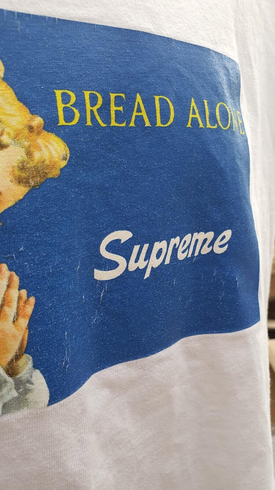 SS15 Supreme Bread Alone Tee Size L White
