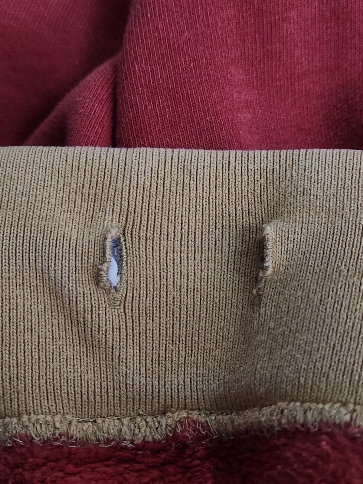 FW18 Supreme Striped Rim Sweatpant Rust pants size S Small Trousers Red