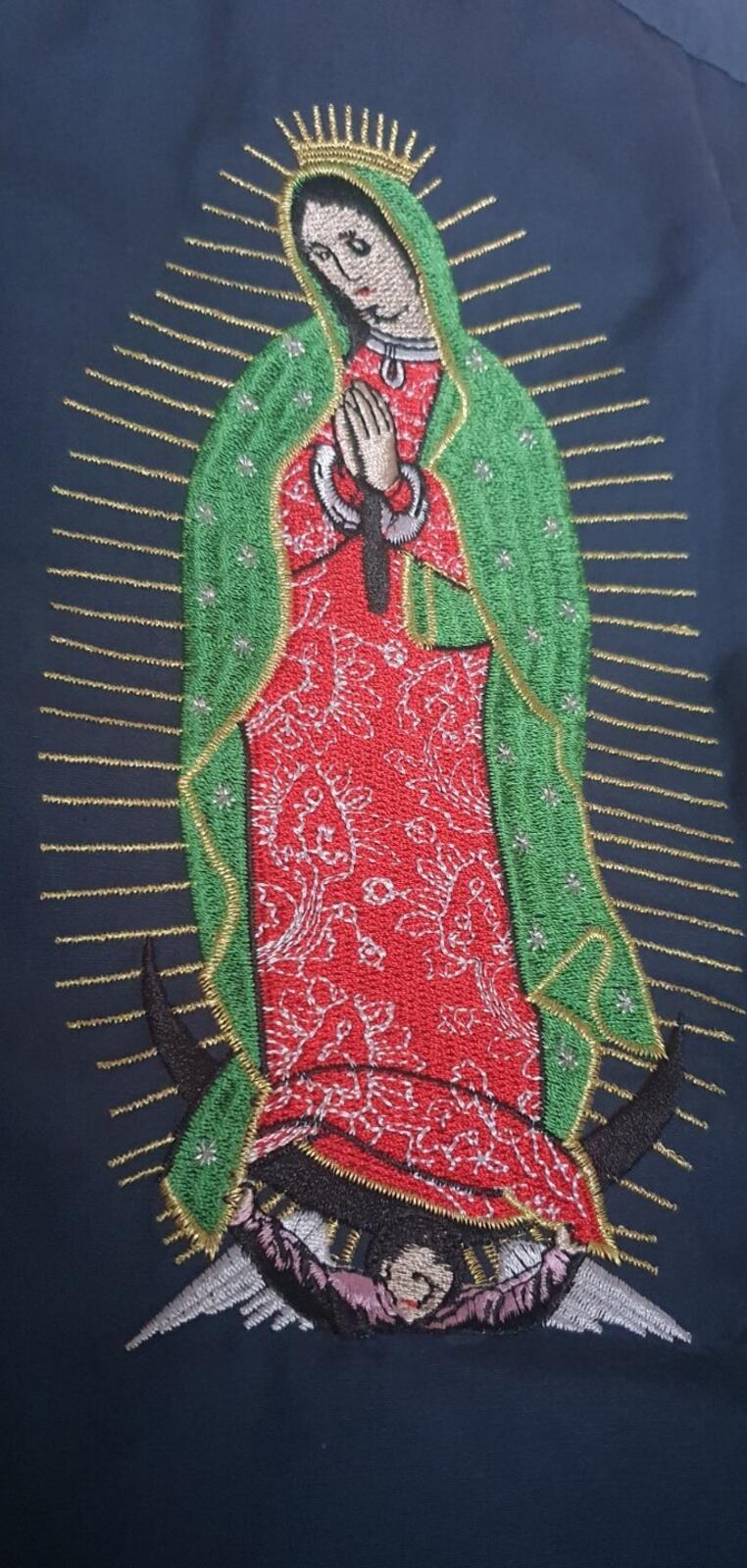 SS16 Supreme Virgin Mary Work S/S Shirt Blue Size M