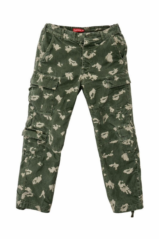 FW20 Supreme Cargo Pants Olive Digi Camo Size 30 W30