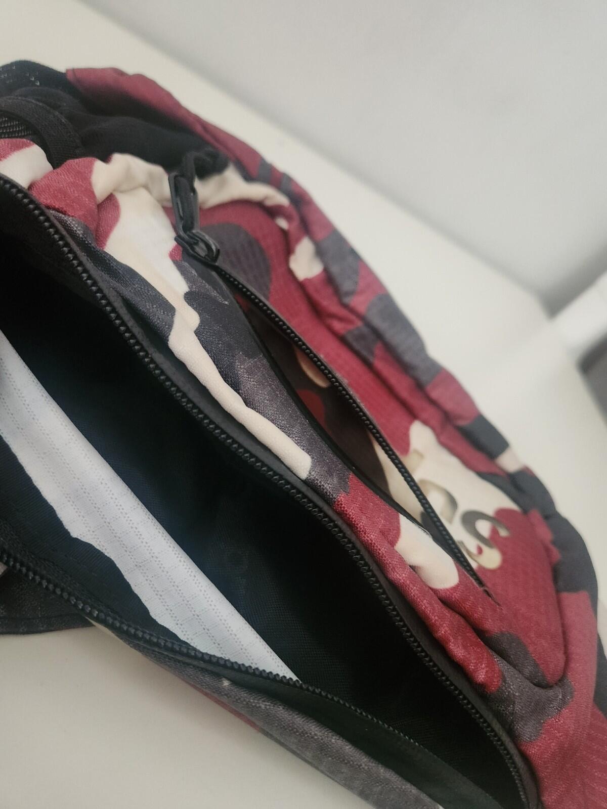 SS21 Supreme Sling Bag Umhänge-/Gürteltasche Cordura Nylon wasserabweisend Rot Camo