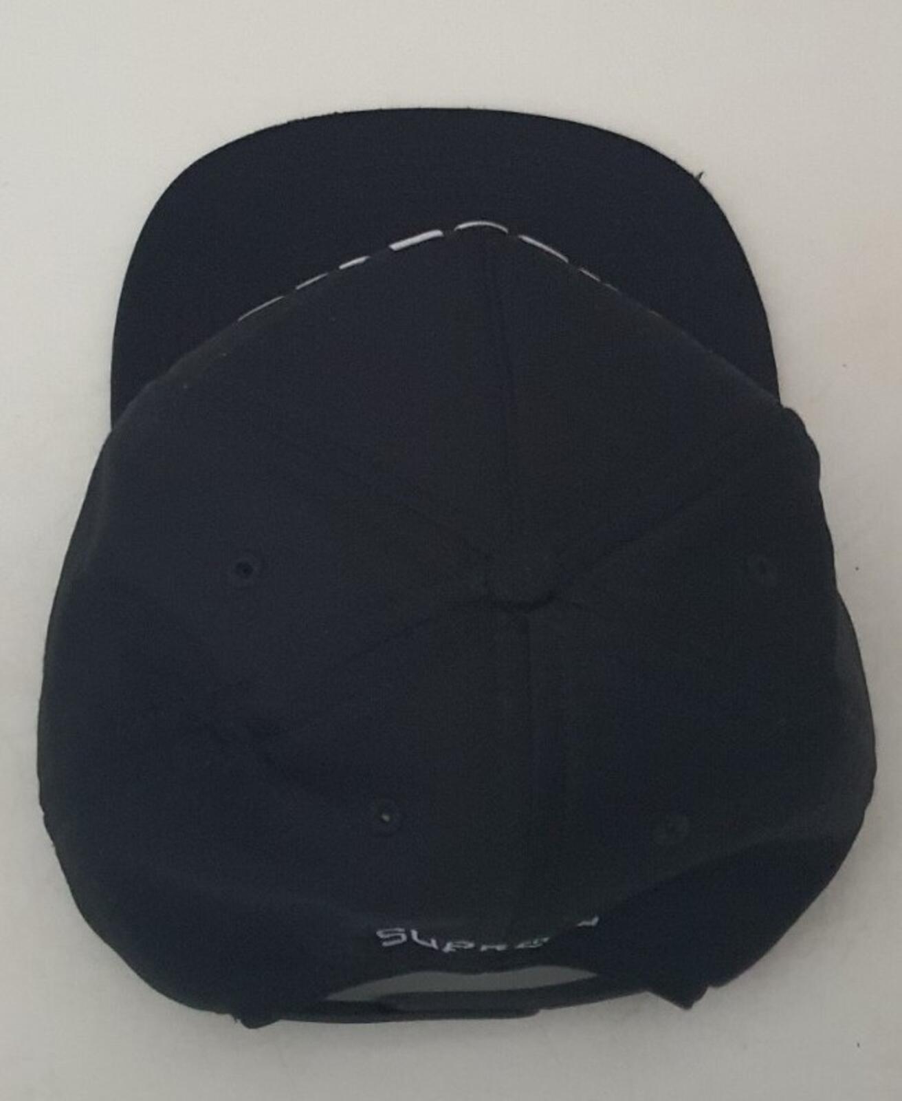 FW17 Supreme High Protein black 5-panel hat cap dog