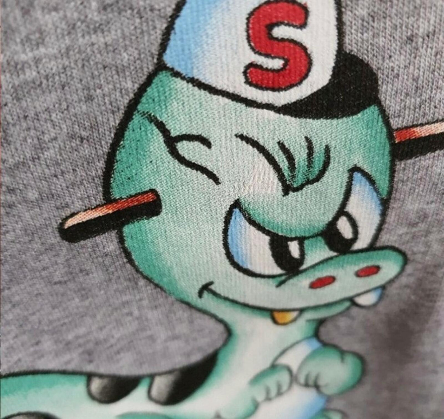 SS20 Supreme Dinosaur tee Size M medium heather grey T-shirt New