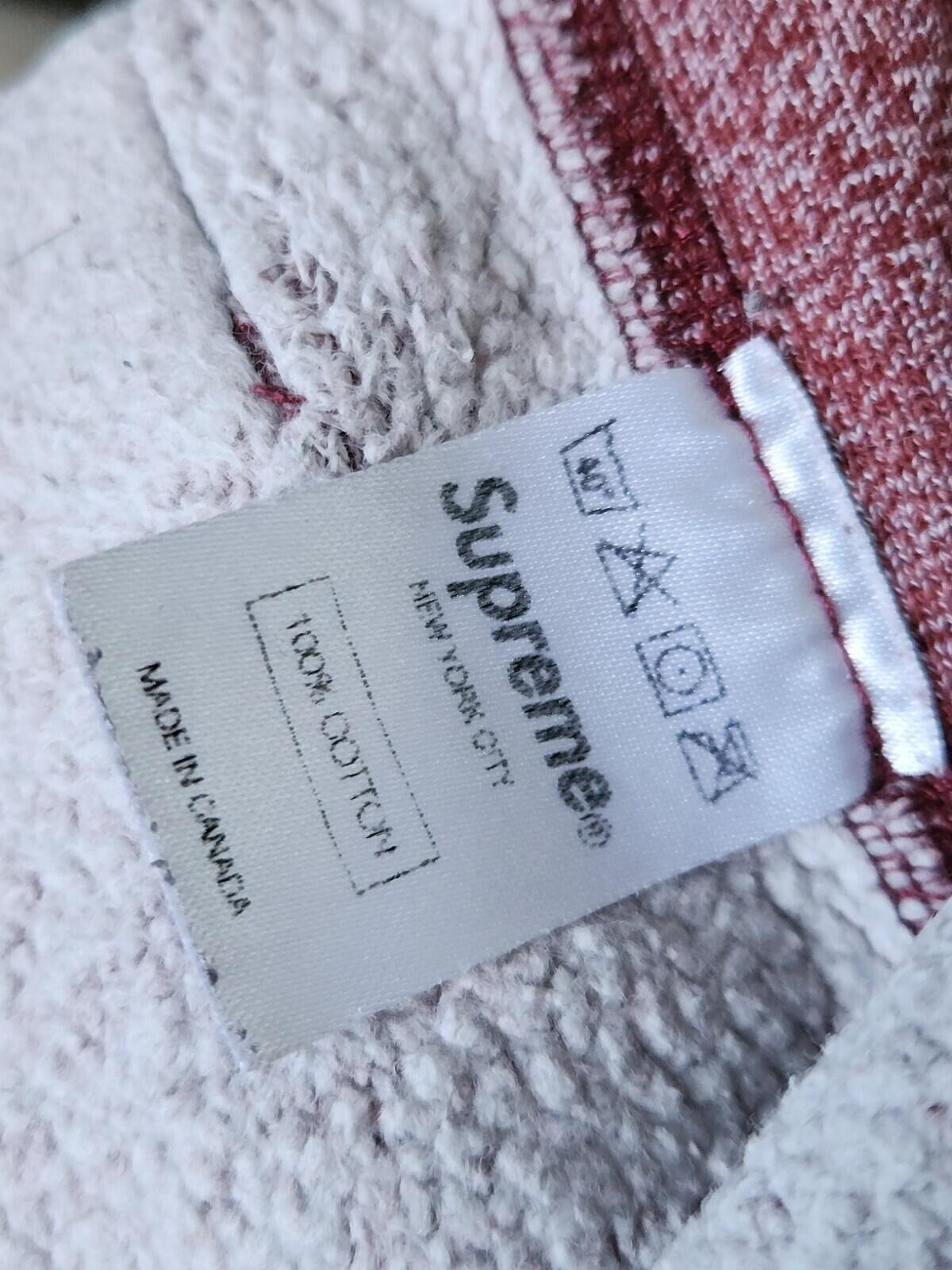 FW11 Supreme Imperial Pullover medium hoodie Burgundy Hooded Sweatshirt Hoodie