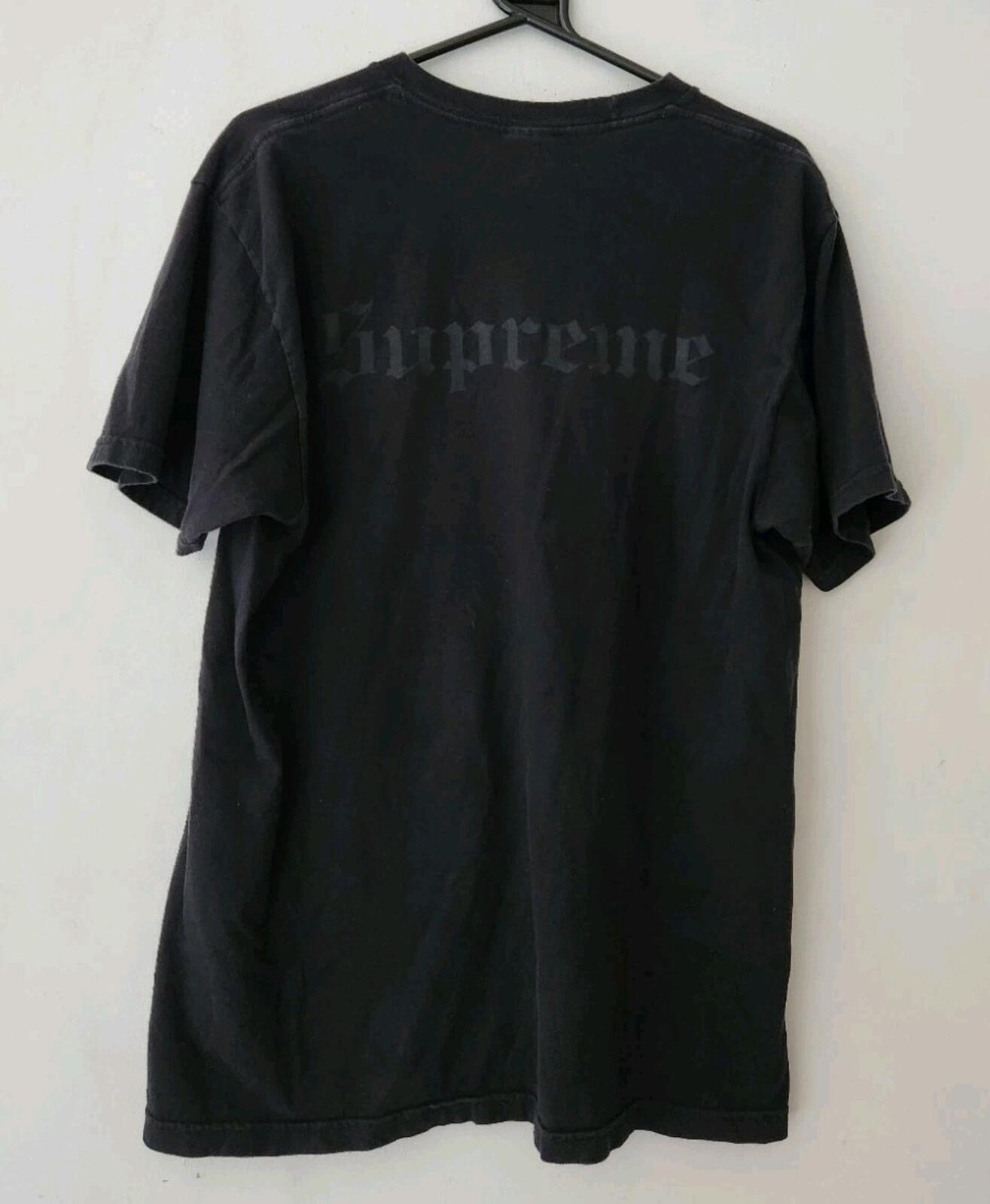 FW16 Supreme x Slayer Eagle Tee Black Size L