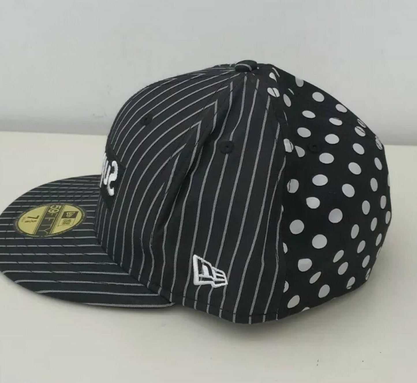 SS14 Supreme Comme Des Garcons New Era black cap hat 7 5/8