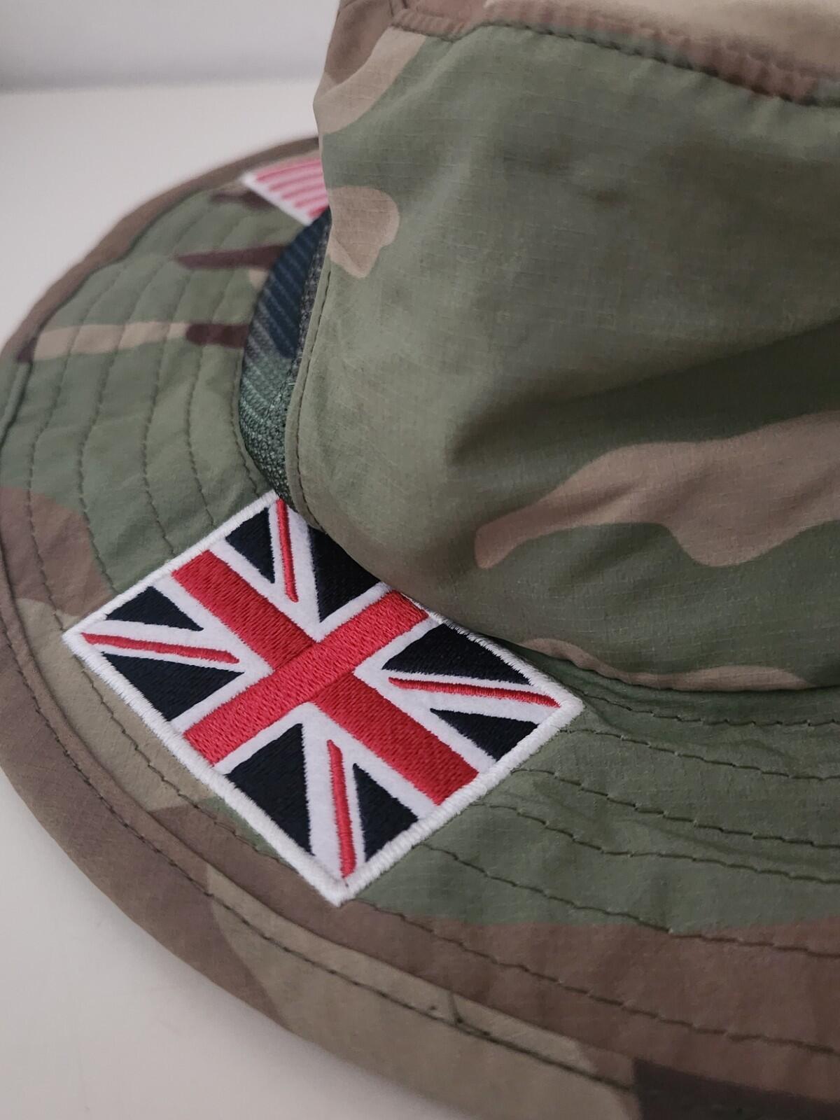 SS20 Supreme Flags Boonie Hat S / M Woodland Camo Wasserabweisend Small / Medium