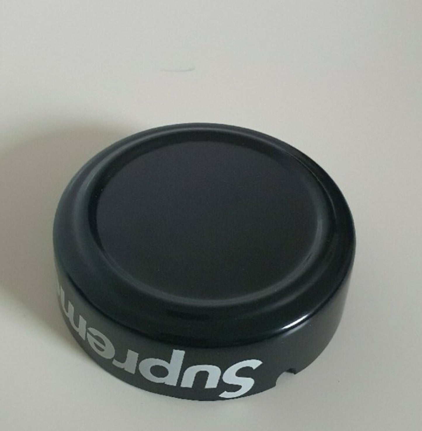 SS08 Supreme black plastic ashtray vintage from 2008 Very Rare