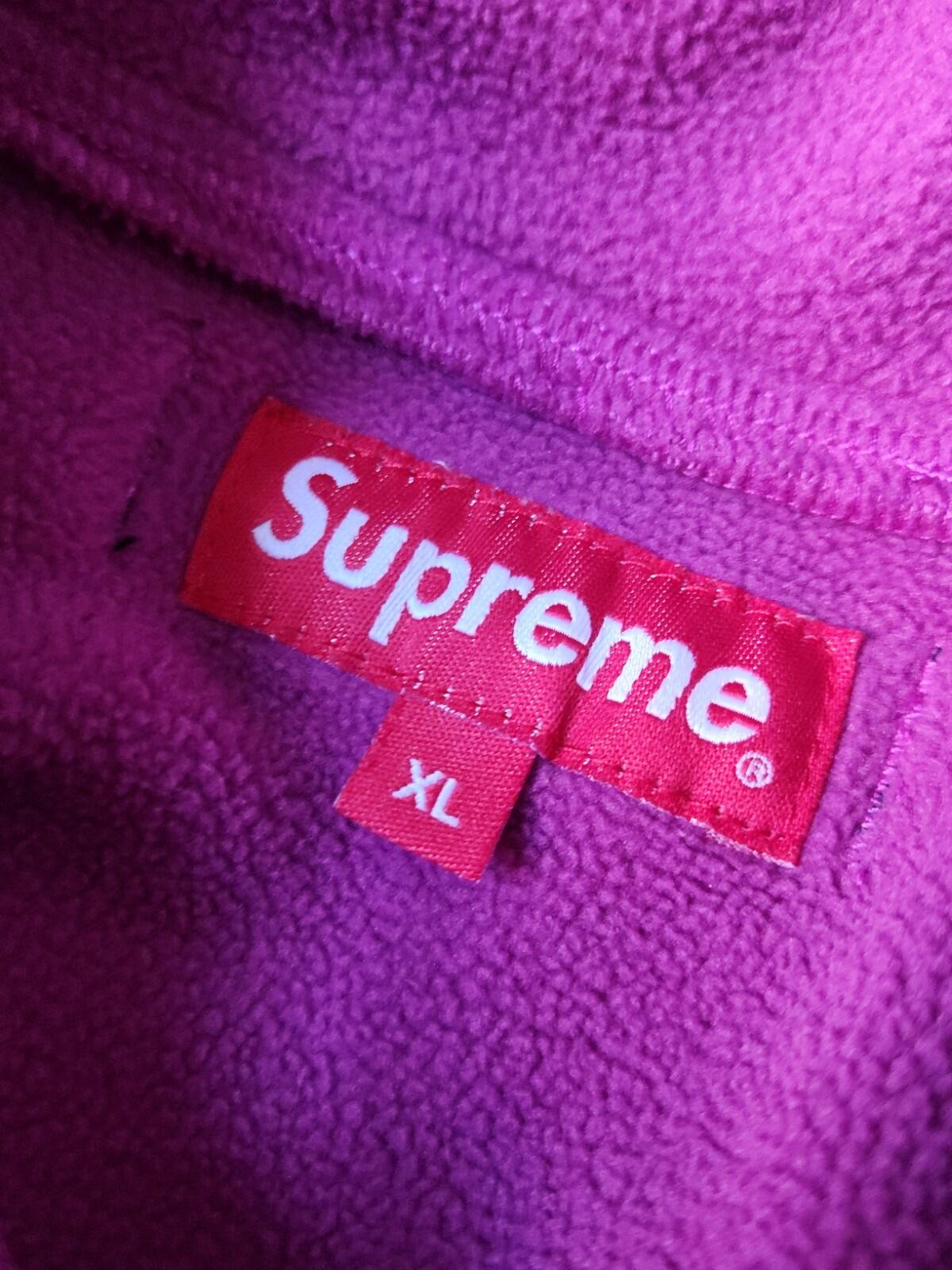 FW15 Supreme Polartec Fleece vest size XL pink gilet