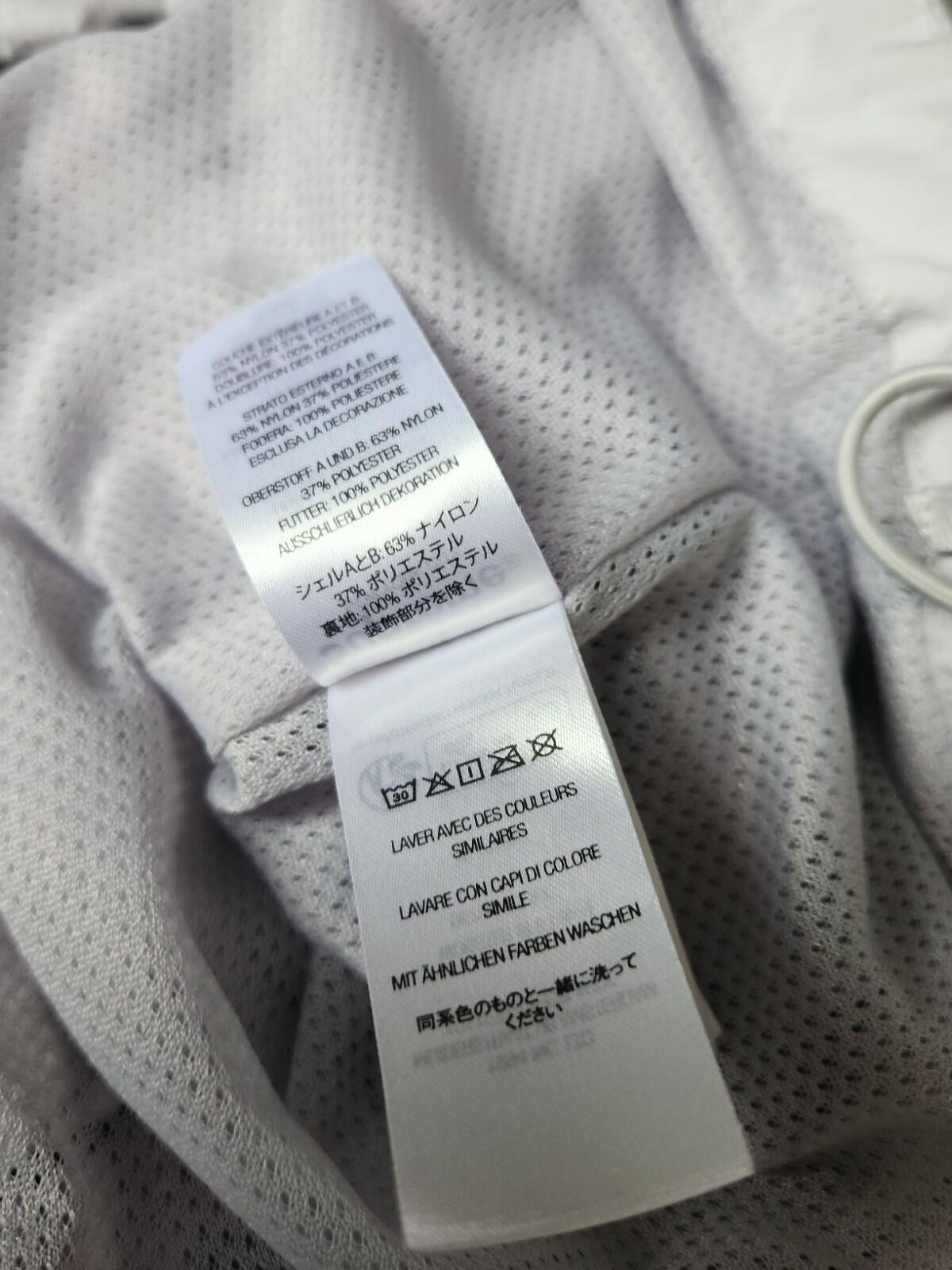 FW23 Supreme Logo Piping Hooded Track Jack Size XL Grey Lavender Water Resistant