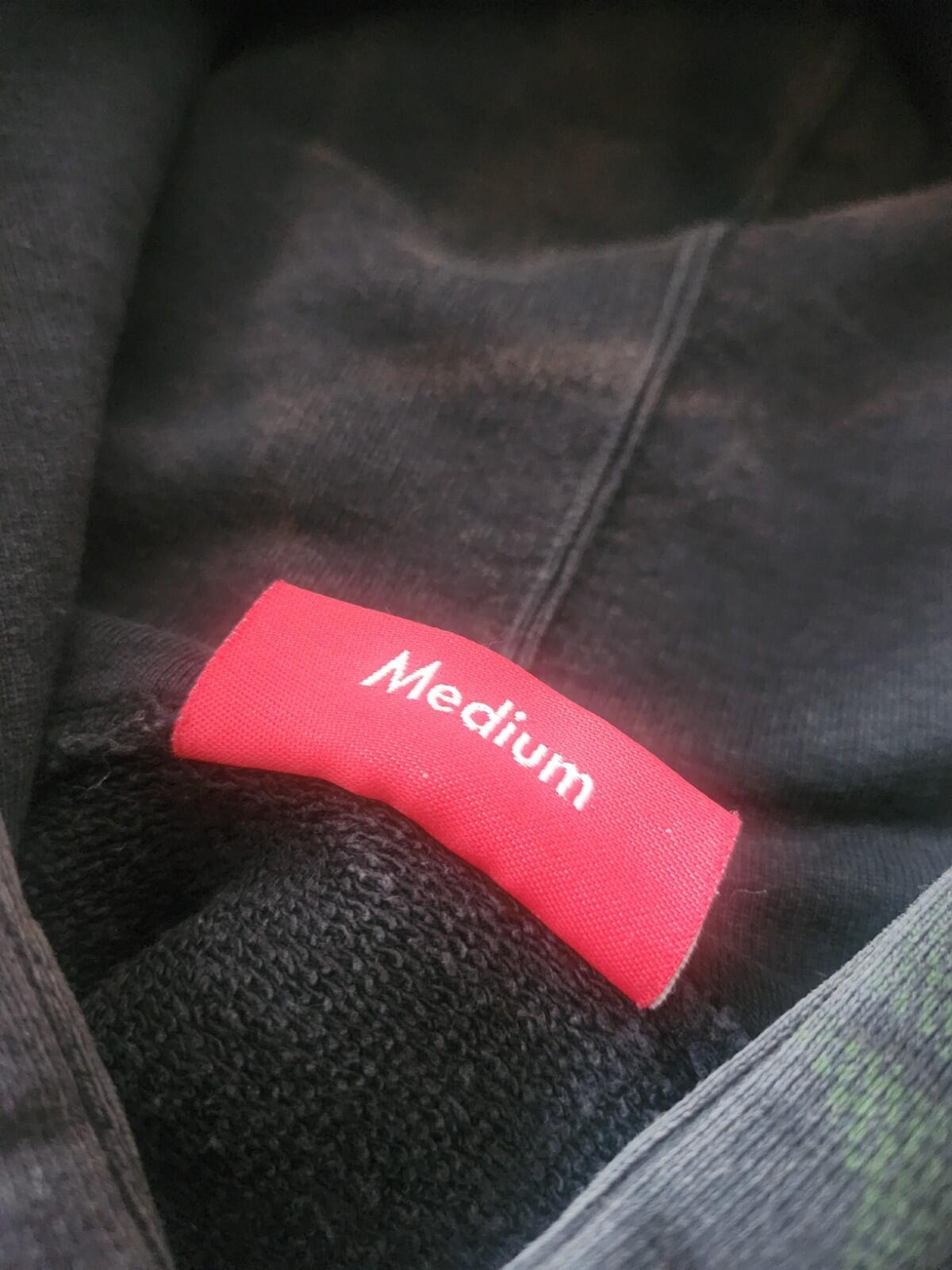 SS15 Supreme x Malcolm X Hooded Sweatshirt Size M BLEACHED