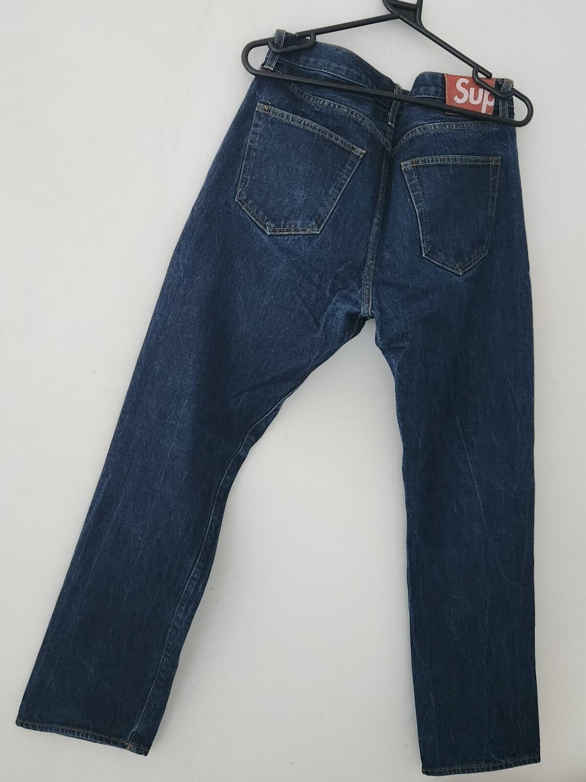 Supreme Denim Slim jeans size 34 W34 L32 made in U.S.A Blue Trousers