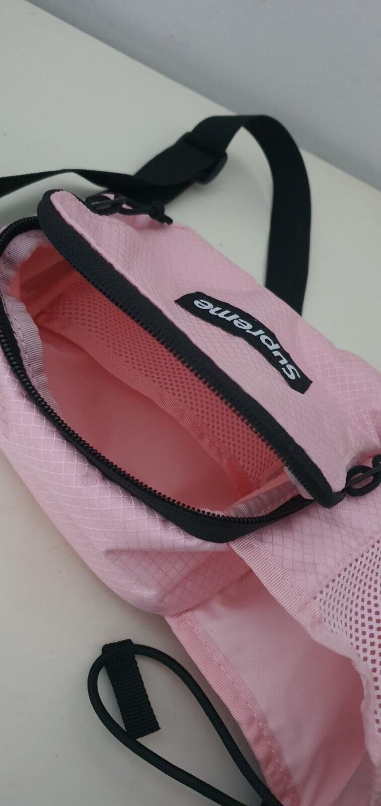 SS22 Supreme side bag pink Shoulder Cordura Water resistant Nalgene bottle 500ml