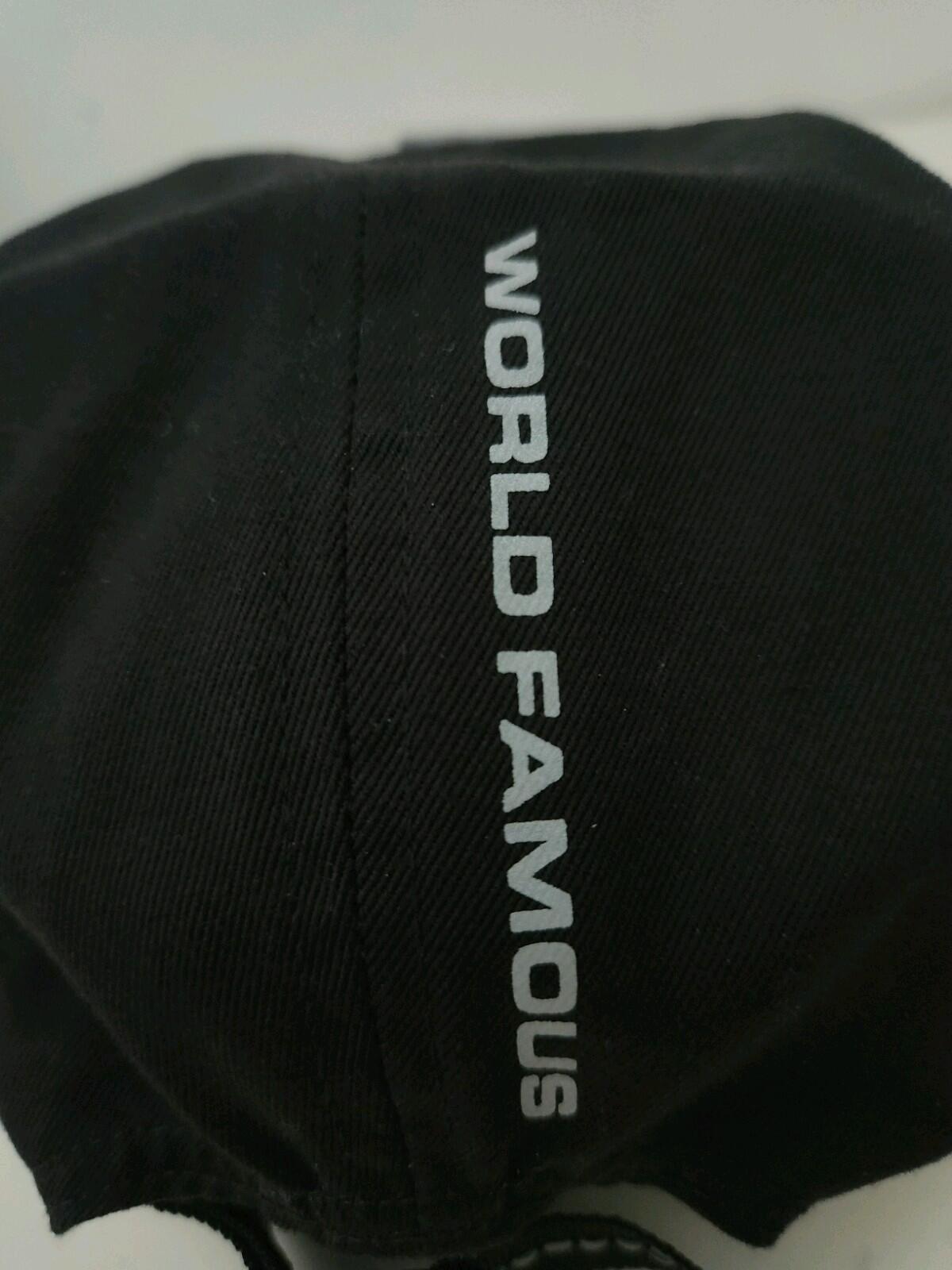 SS18 Supreme reflective tab pocket camp cap black cotton hat made in USA