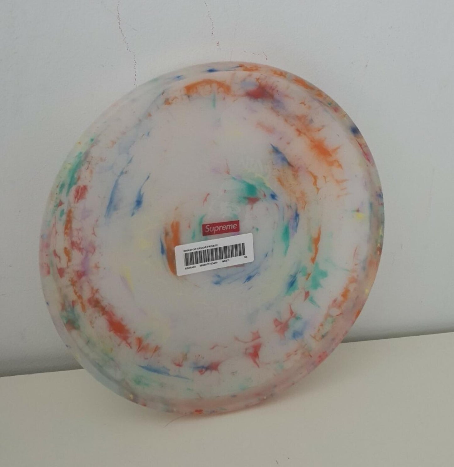 SS21 Supreme Wham O Savior Frisbee White Plastic 11" Flying Disc Accessory