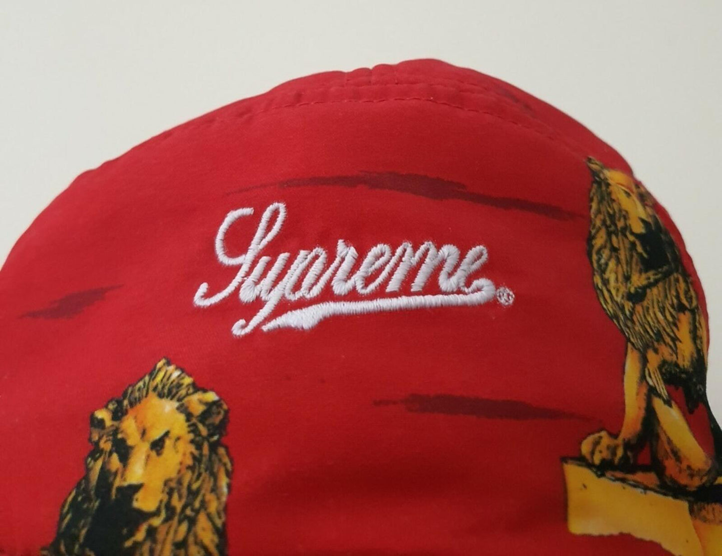SS13 Supreme Lions Trail Hat Rojo Talla S/M