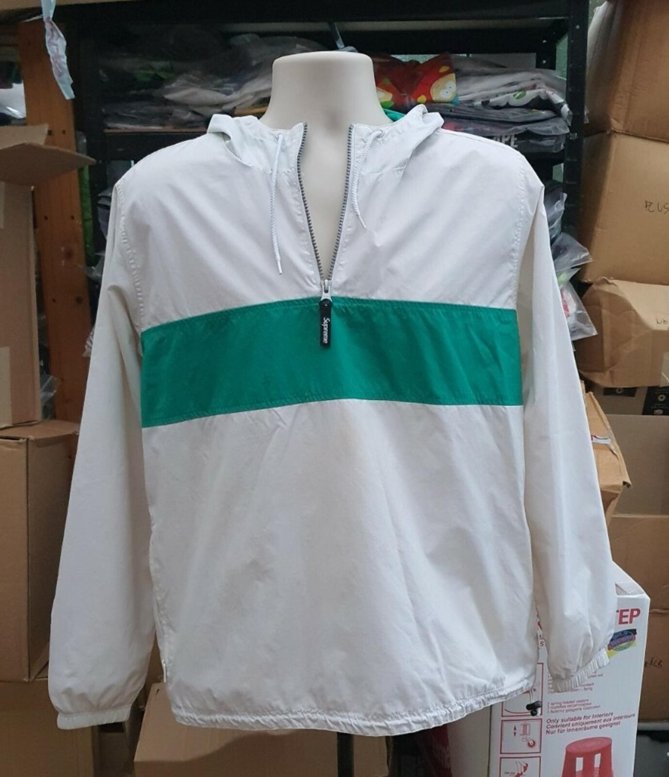 SS16 Supreme Nylon Ripstop Pullover size M medium jacket water resistant