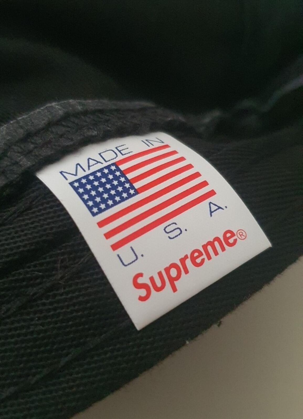 FW20 Supreme Military Camp Cap Hat Black Box Logo Made In USA