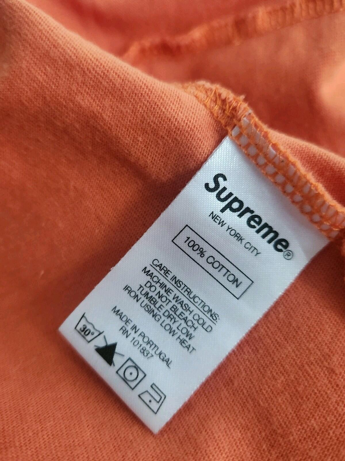 SS20 Supreme Nothing Else S/S top Orange Tee Size M