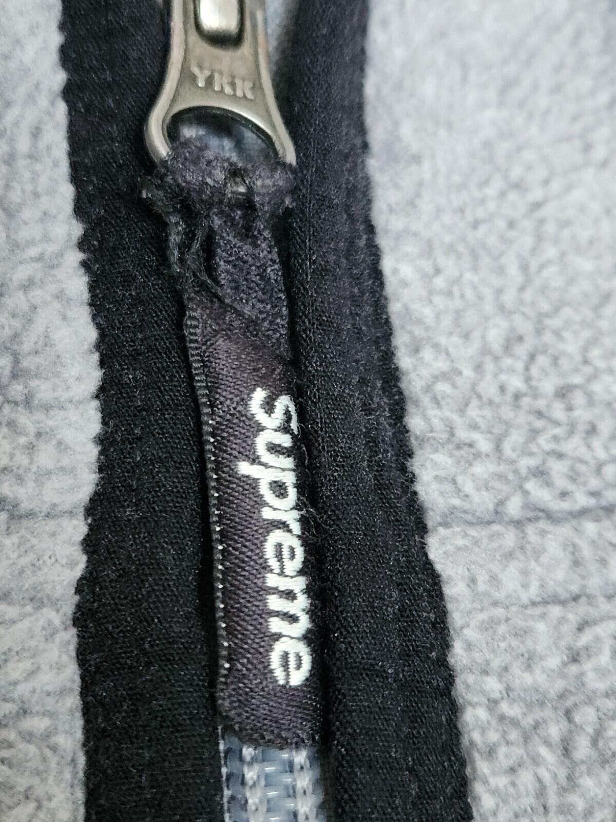 FW15 Supreme Polartec vest Size XL Grey Gilet Fleece