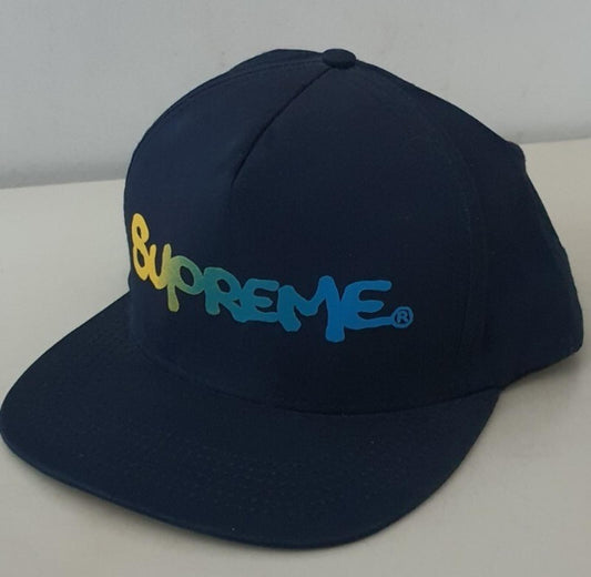 SS11 Supreme x Lance Mountain marineblaue 5-Panel Kappe Vintage Mütze Starter Graffiti Selten
