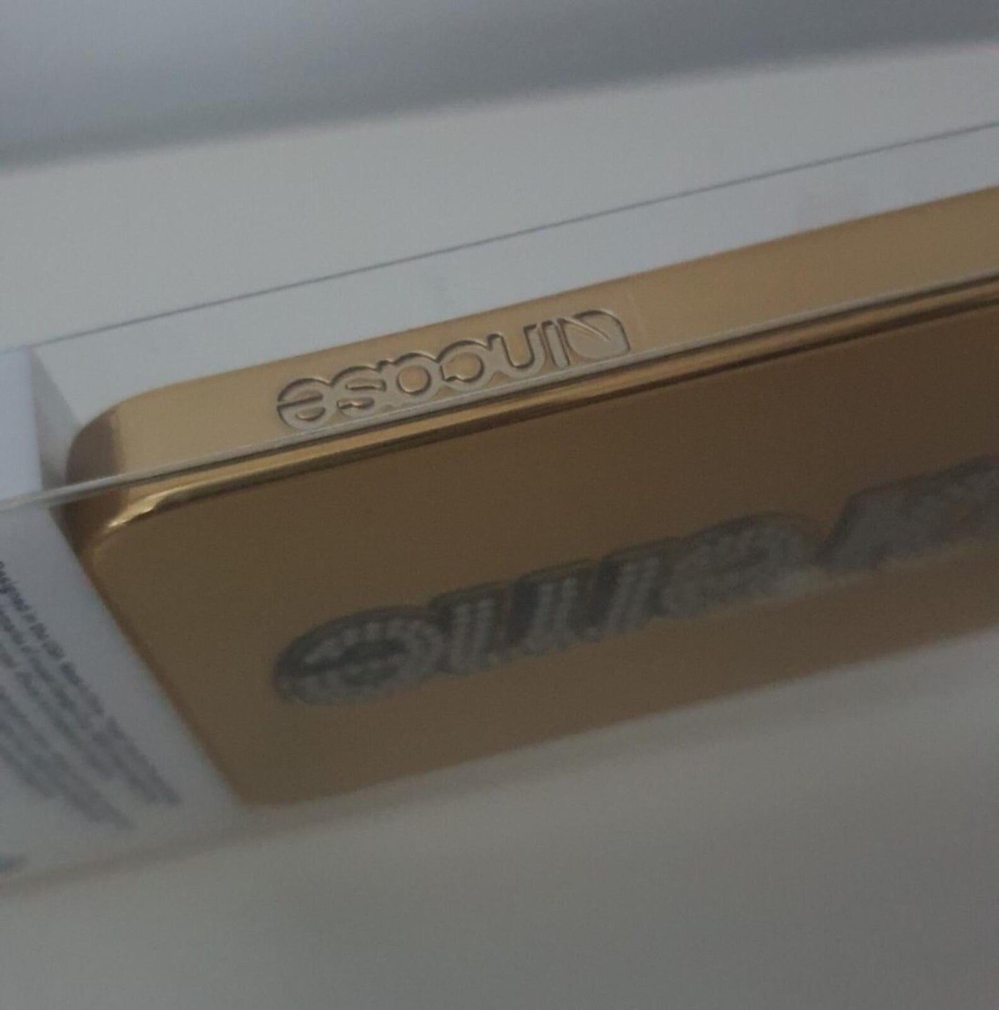SS13 Supreme x Incase Bling Logo iPhone 5 case gold New Rare Accessory Vintage