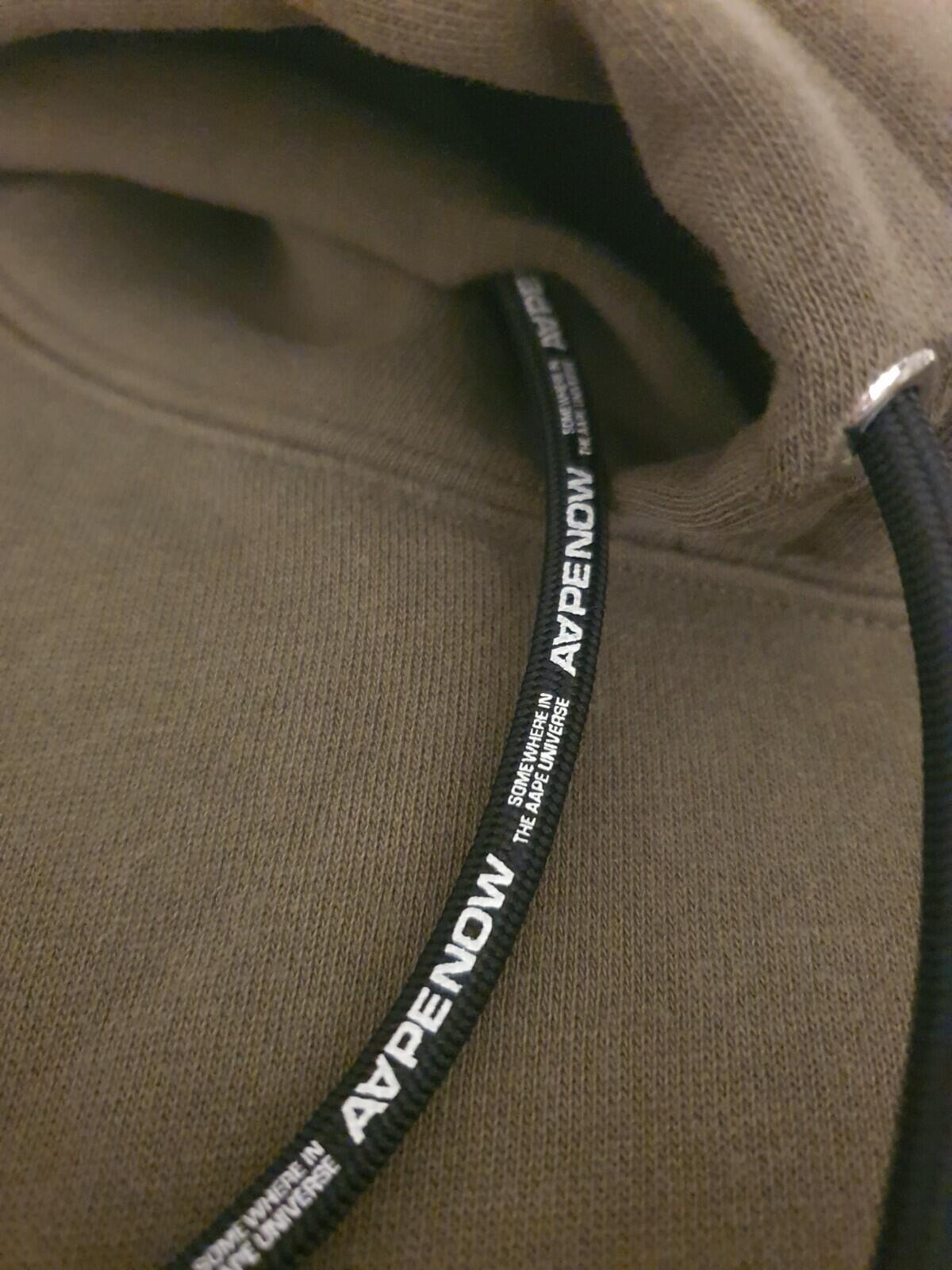 AAPE by A BATHING APE Hooded Sweatshirt Olive Size S BAPE