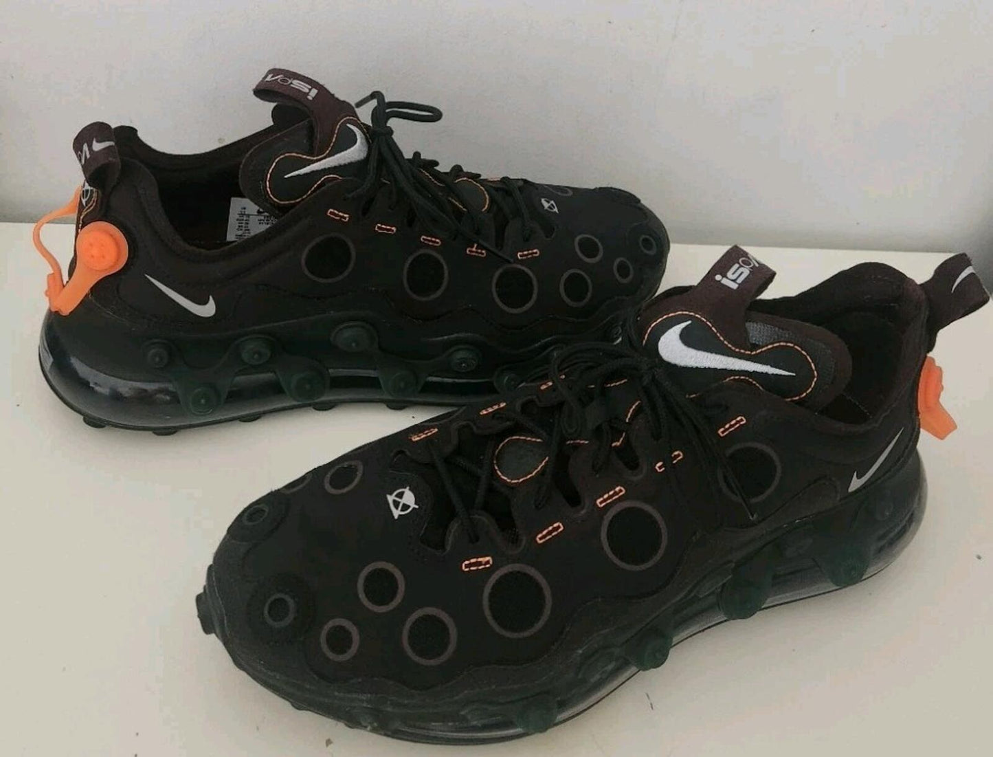 Nike Air Max 720 ISPA Black Reflect Silver trainers shoes Size US 11 UK 10 EU 45