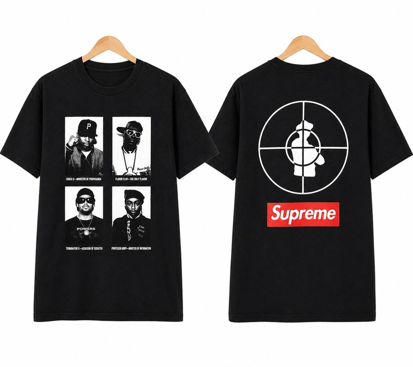 SS06 Supreme x Public Enemy Tee Black Size M