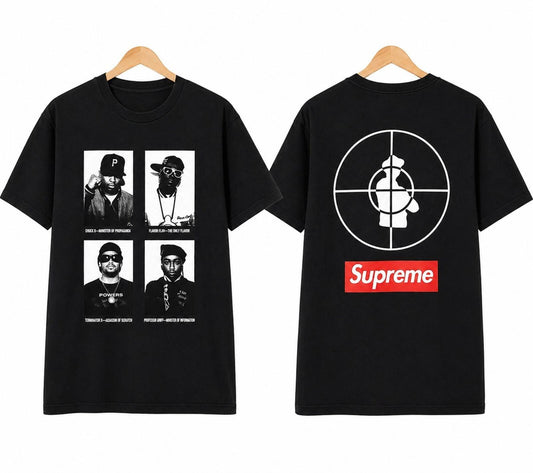 SS06 Supreme x Public Enemy Tee Black Size M
