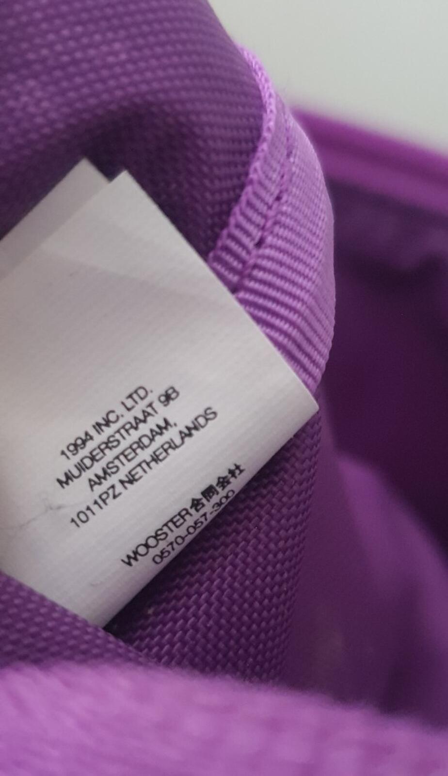 FW21 Supreme side bag Purple shoulder bum bag Water Resistant Violet