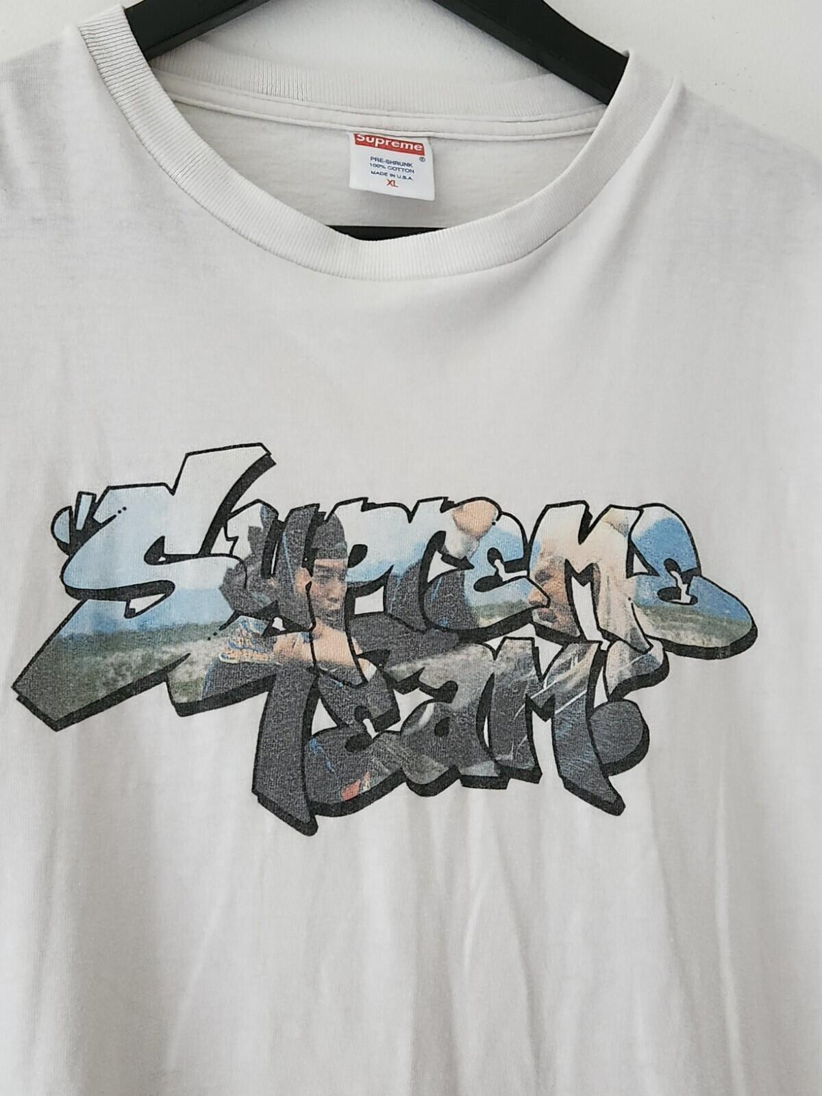 SS12 Supreme Team Tee White T-shirt size XL vintage Very Rare 2012