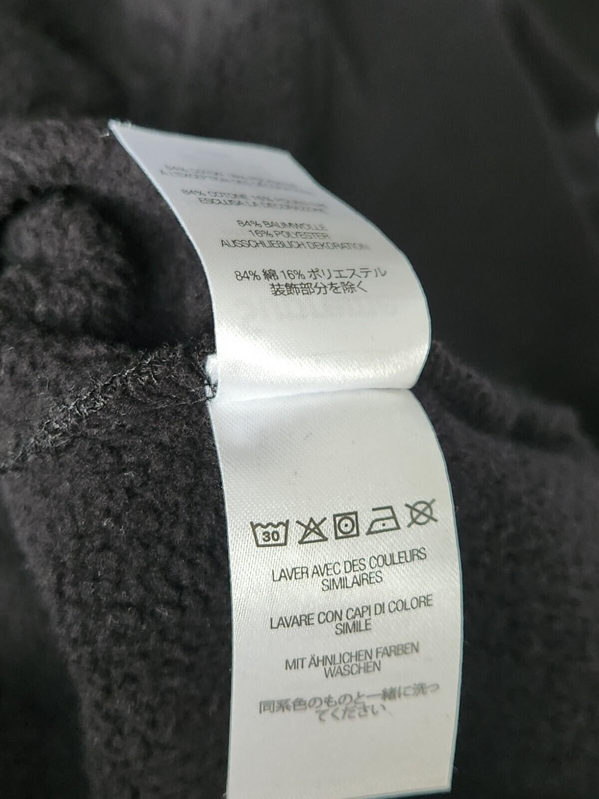 SS22 Supreme Cropped Panels hooded sweatshirt size M medium hoodie Black