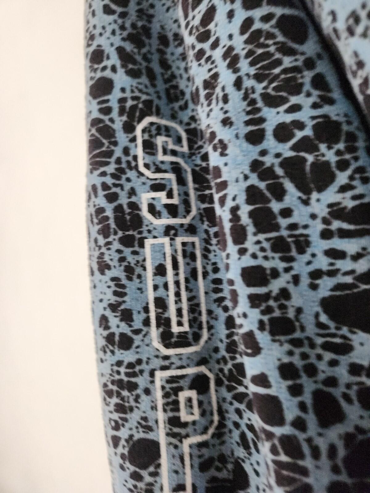 SS19 Supreme Marble hooded sweatshirt size XL hoodie blue
