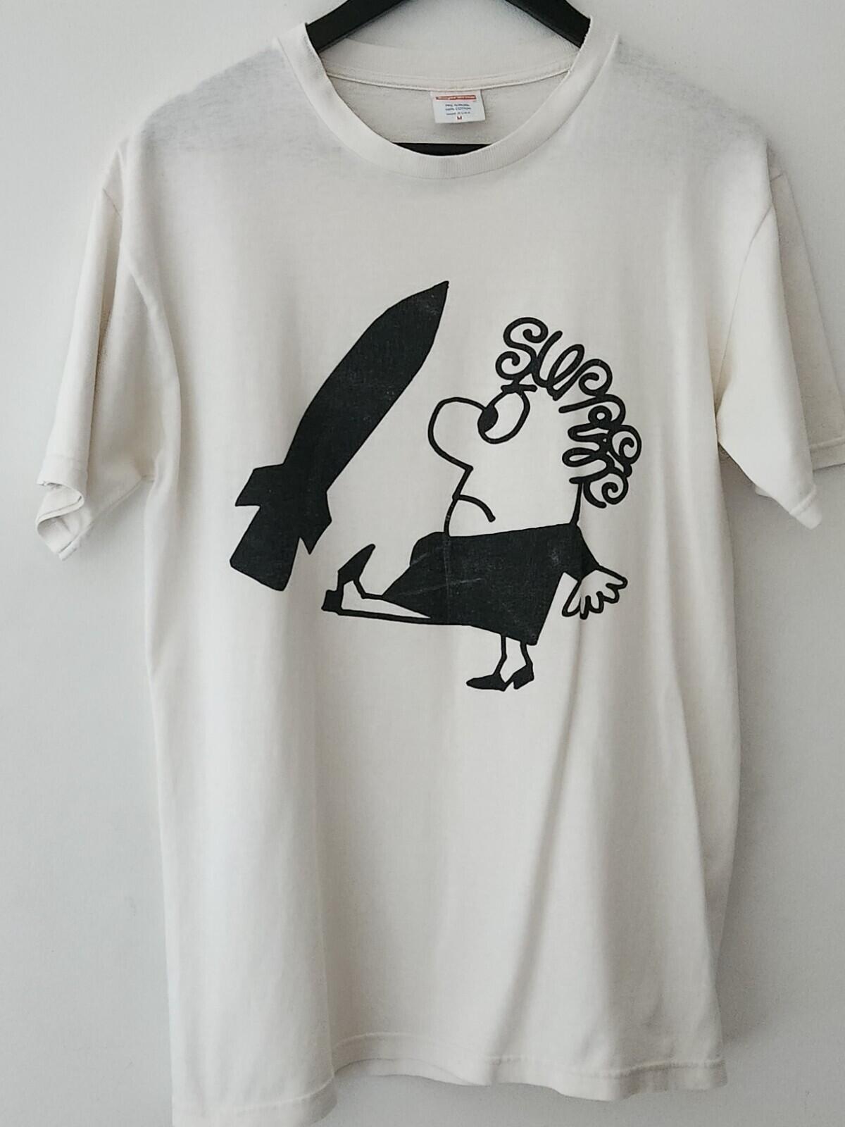 Supreme Kick Bomb Tee FW04 White Size M Vintage