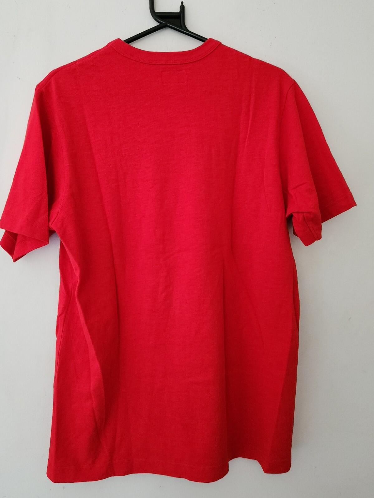 FW17 Supreme Dotted Arc Top Red T-Shirt Größe Medium M kurzärmeliges T-Shirt