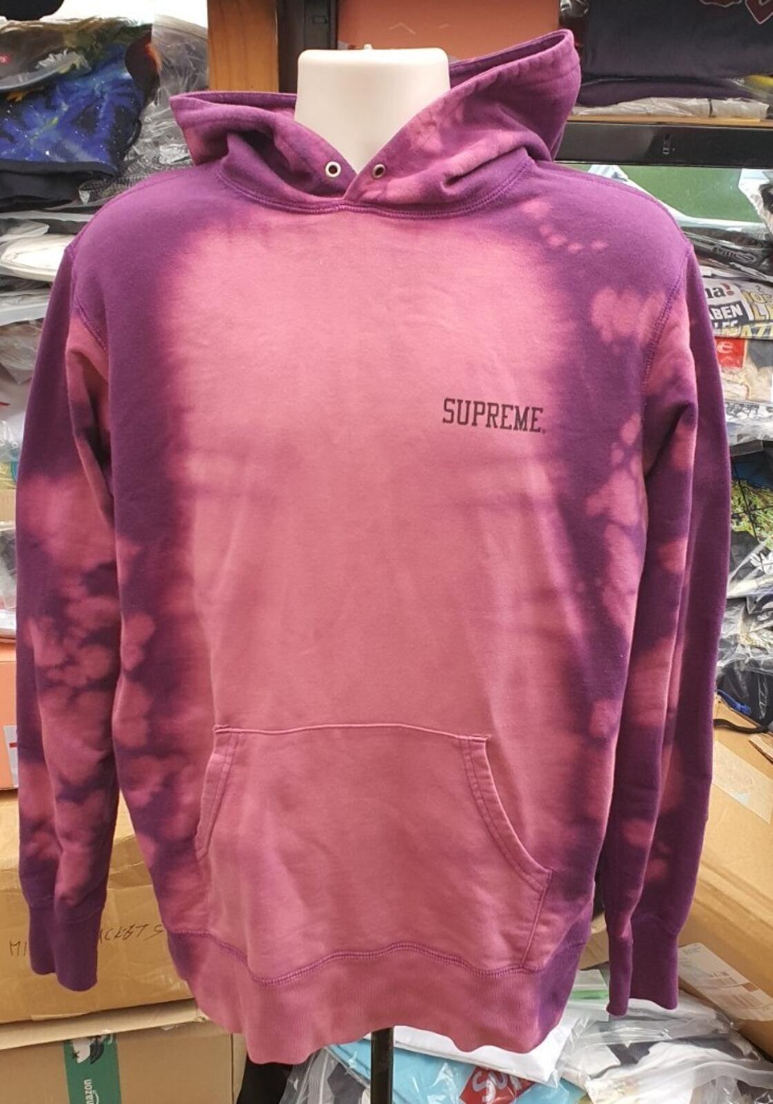 SS14 Supreme Siouxsie Sioux Tie Dye Hooded Sweatshirt Size M