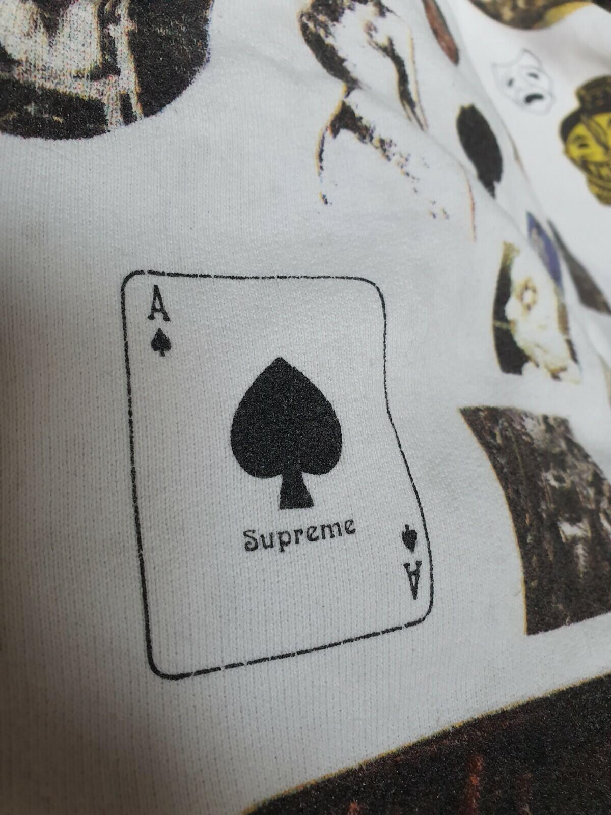 SS17 Supreme Thrills Hooded Sweatshirt White Size M