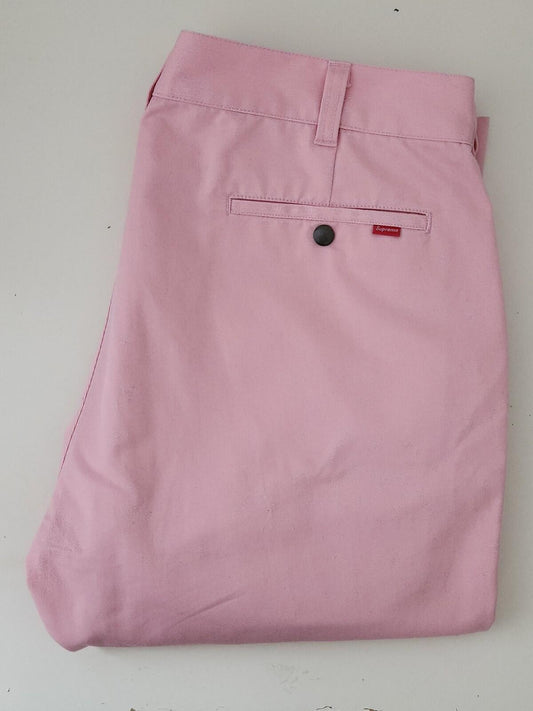 SS19 Supreme Work Pant talla 36 W36 L34 pantalones rosados vintage